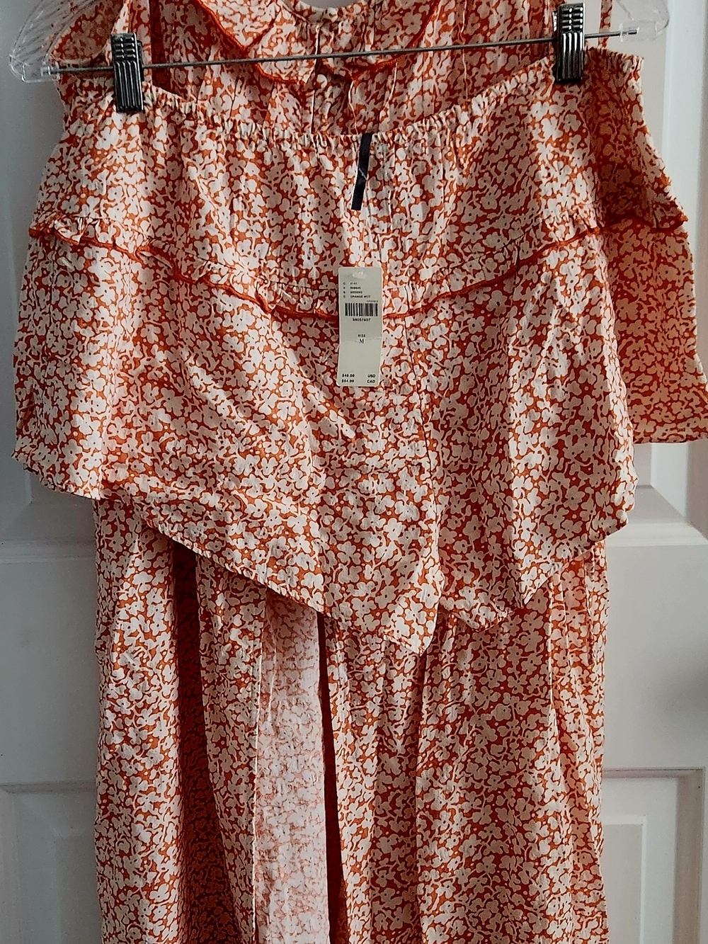 Anthropologie Ruffle-Waist Shorts & Tunic